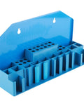 Blue storage box for Beefy 58mm T Slot Clamp Kit Hardened Stud Clamp Set For Lathe And Milling Machines M14 Includes 24 Bolts