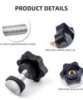 Close-up of Two Pack Handle Knob and Screw Bolt Kit For Toro Lawn Mowers and Snow Blowers Replacement Parts 92 2260