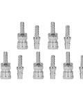 Built Tough Stainless Steel Air Fittings 5 Pack Set With Heavy Duty Pneumatic Quick Connect Couplers And Easy Install Plugs. Set of 10 connectors.