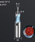 Close-up of a Wood Bead Drill Bits Set 6mm 8mm 10mm 12mm 14mm 16mm Full Range Tungsten Steel Alloy Milling Cutter for woodworking.