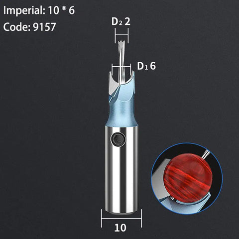 Close-up of a Wood Bead Drill Bits Set 6mm 8mm 10mm 12mm 14mm 16mm Full Range Tungsten Steel Alloy Milling Cutter for woodworking.