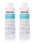 Two bottles of All Natural Phosphate Free Descaling Solution For Coffee Makers And Kettles No Fuss Fast Acting Odorless Formula.