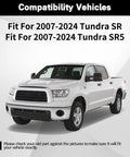 White 2007-2024 Tundra SR SR5 truck compatible with Tailgate Hinge And Bushing Insert For 2007-2024 Tundra SR And SR5 Right Passenger Side Replacement.