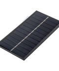 Portable 3W 6V Solar Panel With USB Output for Outdoor Adventures Monocrystalline Efficiency Works in Low Light