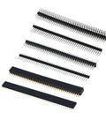Assorted 122 Piece 2.54Mm Header Pins Kit With 52 Short Female Pins, 50 Long Female Pins, 12 Double Row, And 8 Male Pins for Arduino DIY
