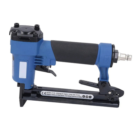 Heavy Duty Pneumatic Brad Nailer Featuring Split Body Design And Solid Aluminum Frame For 22 Gauge 4 To 16 Mm Nails, side view