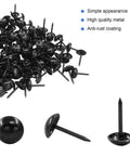 Top Shelf Black Upholstery Tacks For Furniture Repair Heavy Duty Metal Thumb Tacks Rust Resistant Matte Finish Rock Solid Design For Diy Woodworking set of black metal thumb tacks