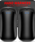 2 Pack Rechargeable Hand Warmers Portable Pocket Heaters For Men Women Kids Get Warm Fast Up To 131F With 3 Temperature Settings