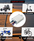 Brushed Motor Controller For 48V Systems With 1000W Power, 30A Rated Current, 3 Speed Switch, applicable for e-gokart, e-scooter