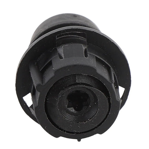 Top Notch Replacement Hood Bumpers For 508 Engine Block rubber hood stopper pad, black, close-up view