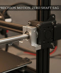 Rock Solid Aluminum Shaft Support Block And Bearing Housing With Precision Mounting Pad Slick Glide Technology And Knockdown Vibration Control For Cnc Routers and Shop Builds, 4.72 inch mounting detail.
