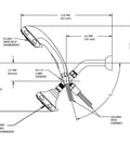 Napa Anystream 2 Way Shower Combination With Fixed And Hand Shower Heads schematic diagram dimensions