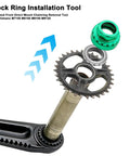 12 Speed Front Direct Mount Chainring Removal Tool For MTB And Road Cranksets CNC Machined Lock Ring Installer with crankset setup