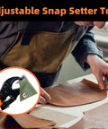 Adjustable Snap Fastener Plier Kit With 40 Metal Snaps For Canvas Tarps Boat Covers Leather And Sewing Projects DIY