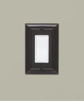 Oil Rubbed Bronze Single Gang Wall Plate For Light Switch And Outlet, Durable Zinc Alloy Construction, classic finish