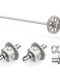 Beefed Up RC 9125 Steel Differential Gears And Aluminum Main Drive Set For One Tenth Scale 9125 Trucks 4WD Upgrade Kit Parts