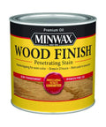 Slick Top Shelf Oil Based Wood Stain In Warm Ipswich Pine Shade Delivers Rich Even Coverage For Quick Interior Cabinet And Furniture Refinishing Projects With Fast Drying Formula That Boosts Natural Wood Grain In Half Pint Can.
