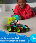 My Easy RC Remote Control Car For Kids 3 And Up With Two Speeds Simple Four Way Driving One Button Drive Parent Controlled Speed Modes Ideal Preschool Toy Car in use