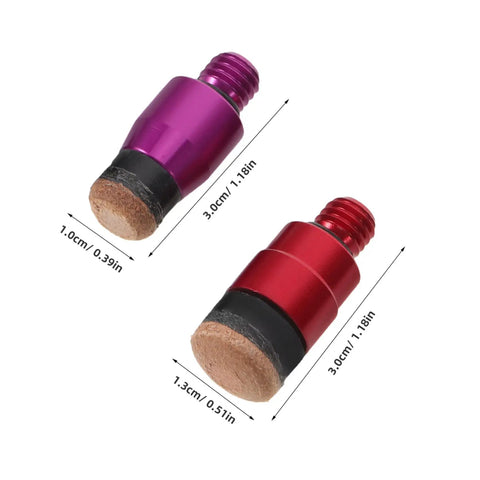 4 Piece Car Dent Tool Kit With M8 Replaceable Hammer Heads, 3cm tips shown with 1.0cm and 1.3cm diameters