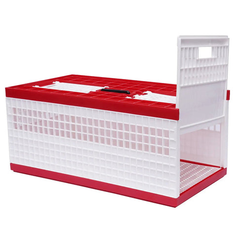 Foldable Plastic Transportation Pigeon Cage For Training And Racing 23.6 Inch Large Box With Three Access Doors And Ventilated Design