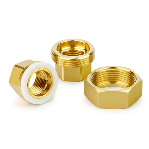 Durable Brass Union 3/8 NPT Female To 3/8 NPT Female Pipe Fitting For Plumbing And Hydraulic Lines Heavy Duty Connector
