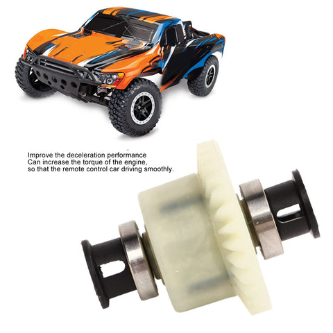 30T RC Car Differential Bevel Gear Drive Wheel Set 37mm By 30mm And 1.5 By 1.2in For One Sixteenth Scale RC Cars, Fits SCY 16101 16102 16103 16201, Easy Install Durable Power Transfer Plug And Play