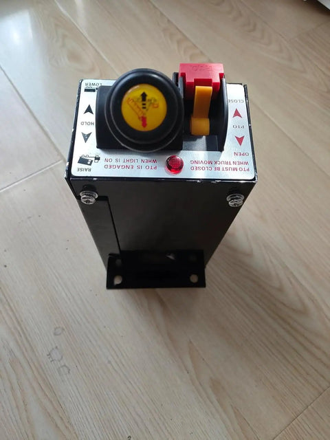 Dual Valve PTO Control Kit For Dump Trucks And Dump Pumps With Kickout And Console Tower 10m Air Tube Pneumatic Lift System For Precise Lifting Stop And Feathering Lowering