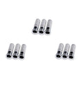 Durable Aluminum Arrow Inserts For.244 To.246 Inch Shafts With 5/16 Inch Field Points And Eight Thirty Two Threads 24 Pack