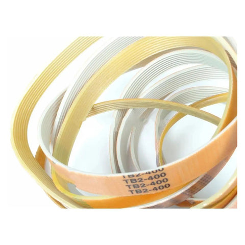 Built To Last Timing Belt For TB2 Series 310 330 345 360 380 400 430 Motors with ten rib 20mm pitch, shown coiled