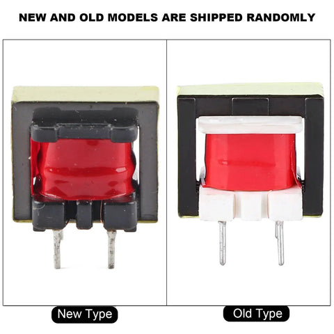 1300 To 8 Ohm Impedance Audio Transformer EE14 Single Phase Oil Immersed And Air Cooled 10 Pack comparision of old and new type