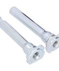 Top Tier Front Brake Caliper Slider Pin Guide Kit BCF1393C Perfect Fit For Honda CRV MK2 02-06 High Performance Repair Set With Durable Bolts That Slams Your Brakes Back To Life. two silver brake caliper slider pins with threaded ends