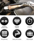 Oxygen Sensor Socket With Side Wire Cutout For Quick No Fuss O2 Sensor Removal And Installation, 1/2 Inch Drive By 7/8 Inch 6-Point Fit All Vehicles, Car Accessory Tool, 9mm Compatible installed view