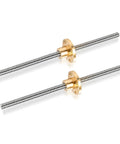 Built Different For DIY Enthusiasts Who Want Boss Grade Control On CNC Routers And 3D Printers This Tr6x2 Double Start Screw with brass nuts.