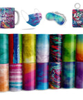 Pre Ed Sublimation Transfer Sheets For DIY Shirts Mugs And Coasters, 14 Pcs 4.5x12 Inches Seamless Paper Bright Designs