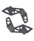 Carbon Fiber RC Car Side Panels Set, Ultra Light Yet Strong Chassis Panels for Off-Road Racing, 2 Pieces, DIY Upgrade