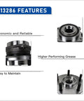 Pair 513286 Wheel Hub and Bearing Assembly for Dodge Journey 2009 to 2017 and Ram ProMaster 1500 2500 3500 features