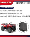 Ignition CDI Box Module for Yamaha Kodiak 400 YFM400FA 2005 2006 and Grizzly 400 YFM400FG 2007 2008, product display