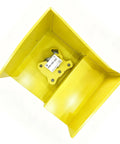 Robot Housing Cover And Mounting Bracket Protective Shell For A05B-1329-J038, A05B-1329-J042, A05B-1329-J031, OEM-Grade Industrial Robot Spare Parts For Quick Maintenance, Replacement, Plug-And-Play Durability And Body Protection, yellow plastic cover with bracket