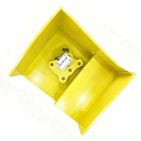 Robot Housing Cover And Mounting Bracket Protective Shell For A05B-1329-J038, A05B-1329-J042, A05B-1329-J031, OEM-Grade Industrial Robot Spare Parts For Quick Maintenance, Replacement, Plug-And-Play Durability And Body Protection, yellow plastic cover with bracket