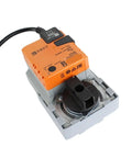 10 Nm Kick-Ass Rotary Actuator For Ball Valves 24V AC DC 3-Point Control With Manual Override Smooth 90-Degree Operation IP54 Rated For Industrial Projects top view showing actuator assembly and wiring