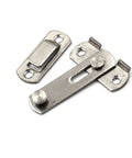 WUUWCHODC Stainless Steel Sliding Bolt Lock for Gate Home Security, sturdy locking mechanism, perfect for doors and outdoor use.