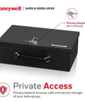 Compact Home Safe Box With Fire Resistant Insulation And Dual Key Lock Heavy Duty Steel Stash Safe For Jewelry Cash And Personal Documents 0.17 Cubic Feet Black