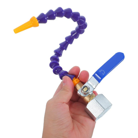 Kickstart Your Shop With This Hella Durable Coolant Hose Featuring A Slick Adjustable Air Nozzle and Rock Solid Magnetic Connector for Precision Machine Tool Cooling Tasks That Hit The Sweet Spot Every Time.
