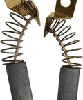 Premium Replacement Carbon Brushes For Porter Cable Drywall Sander Electric Motor 2 Pack showing copper wire and graphite contact design.