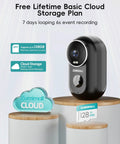 Wireless Outdoor Security Camera With Magnetic Mount No Wires Easy Snap On Mount 130 Degree Field Of View Battery Powered