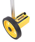 Zopsc Extendable Measuring Wheel for Construction showing wheel and adjustable telescopic rod for precise measuring.