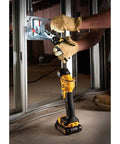 Loaded Compact Six Tool Cordless Power Kit Equipped With Two Speed Drill Driver And Fast Swap Chuck Plus Effortless Reciprocating Saw For Knocking Out Toughest Job Site Builds in action cutting wires.
