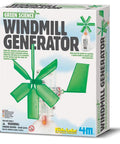 Box of Green Science Windmill Generator Kit With LED Light, DIY STEM Toy For Kids 8 Plus, showing 5-inch wind turbine image