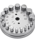 20 Size Steel Disc Cutter Set For Jewelry Making, Circle Cutter For Metal And Acrylic, Pendant Charms And Coin Punch