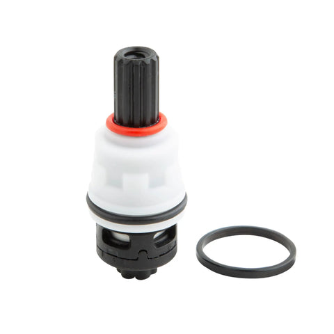 One Quarter Inch Turn Hot Side Plastic Stem Bathroom Faucet Ceramic Disc Cartridge Replacement Part For Easy Install And Long Lasting Performance Genuine Replacement 1 Count